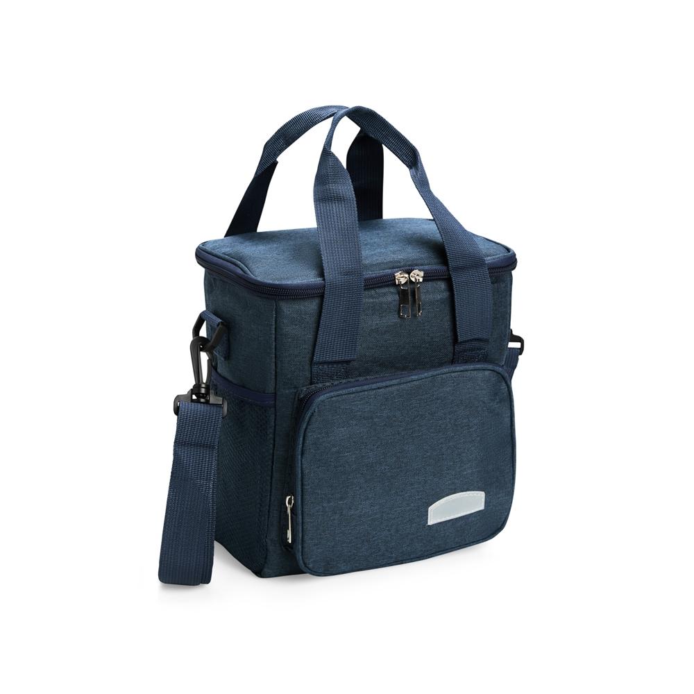 Bolsa térmica 7 litros VG1755 na cor Azul escuro, brinde personalizado Sky Brindes
