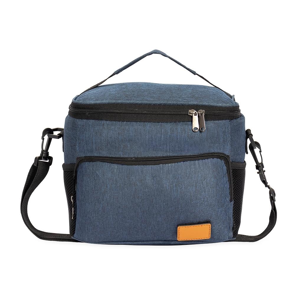 Bolsa térmica 11l VG1759 na cor Azul escuro, brinde personalizado Sky Brindes
