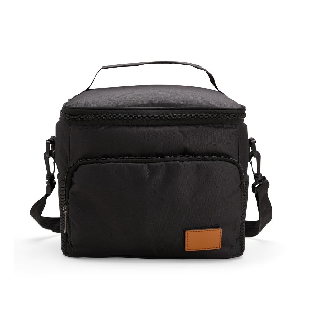 Bolsa térmica 11l VG1759 na cor Preto, brinde personalizado Sky Brindes