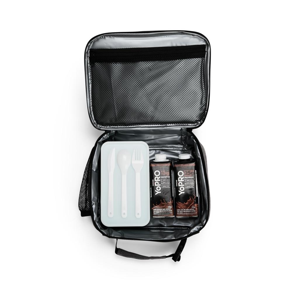 Bolsa térmica 6l VG1760 na cor Azul escuro, brinde personalizado Sky Brindes