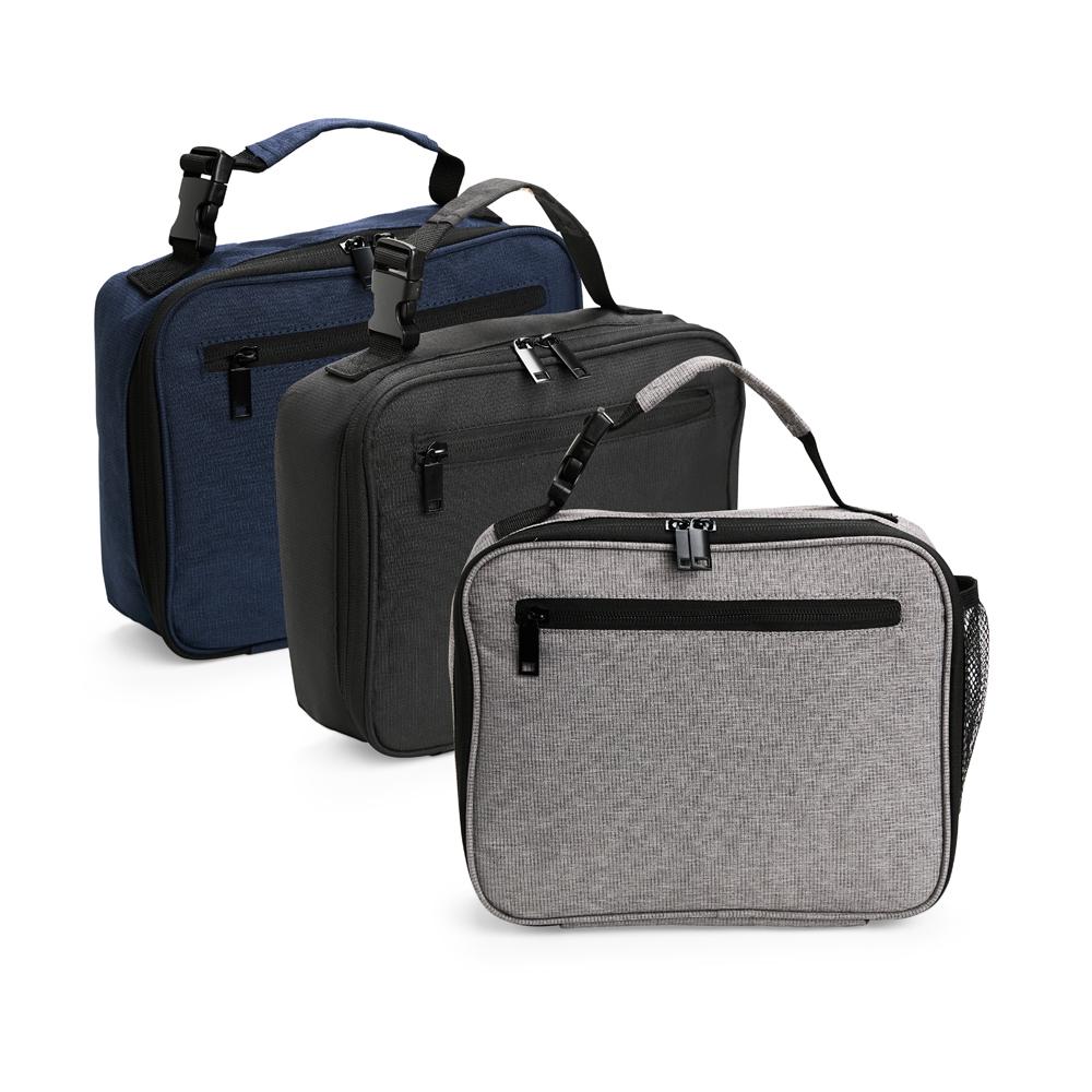Bolsa térmica 6l VG1760 na cor Azul escuro, brinde personalizado Sky Brindes