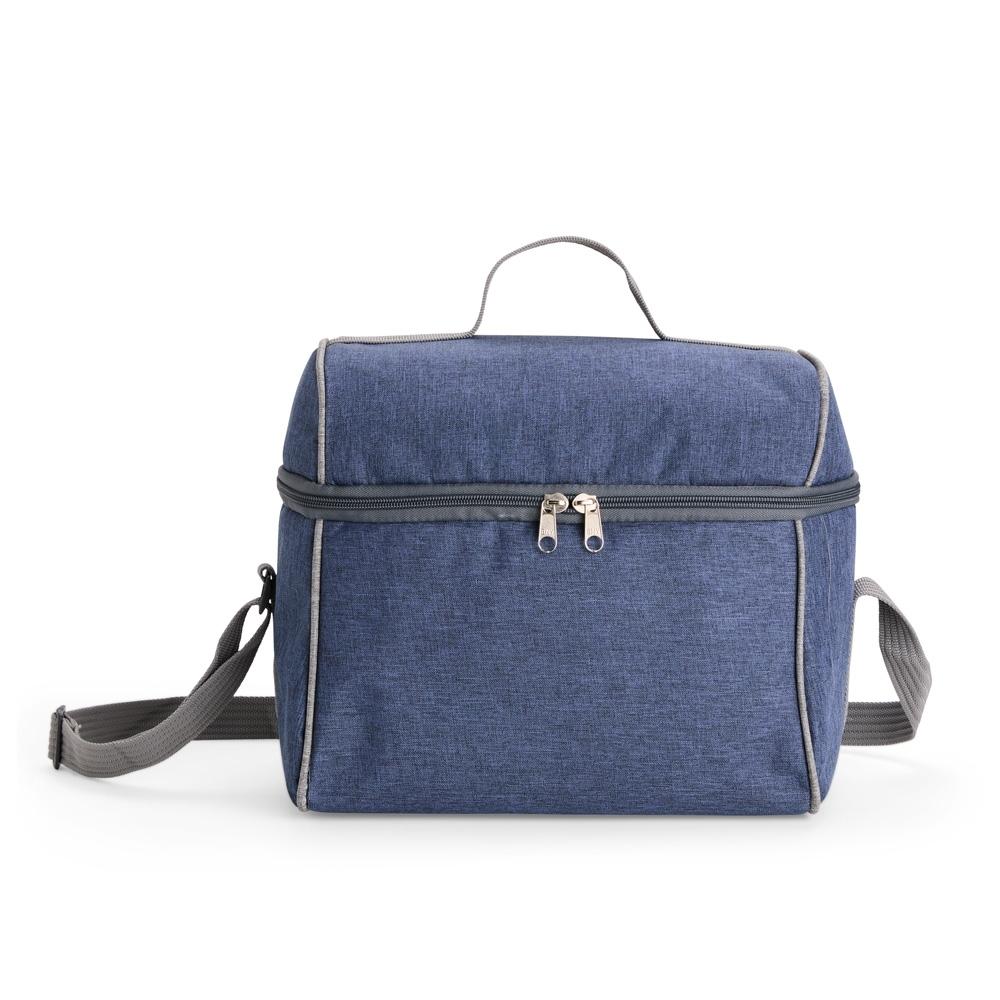 Bolsa térmica poliéster 14 litros VG1762 na cor Azul, brinde personalizado Sky Brindes
