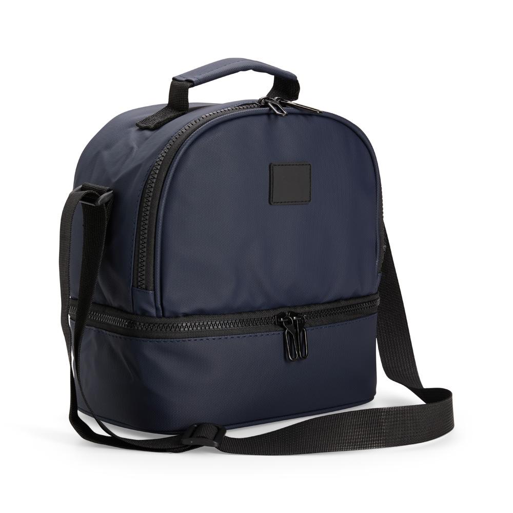 Bolsa térmica dupla 7 litros VG1763 na cor Azul escuro, brinde personalizado Sky Brindes