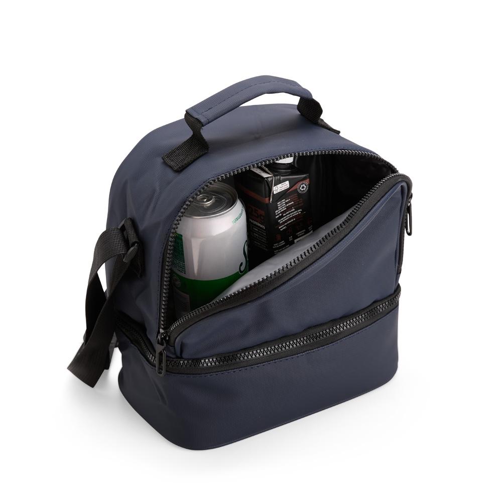 Bolsa térmica dupla 7 litros VG1763 na cor Azul escuro, brinde personalizado Sky Brindes