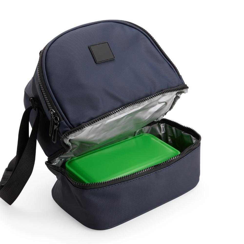 Bolsa térmica dupla 7 litros VG1763 na cor Azul escuro, brinde personalizado Sky Brindes