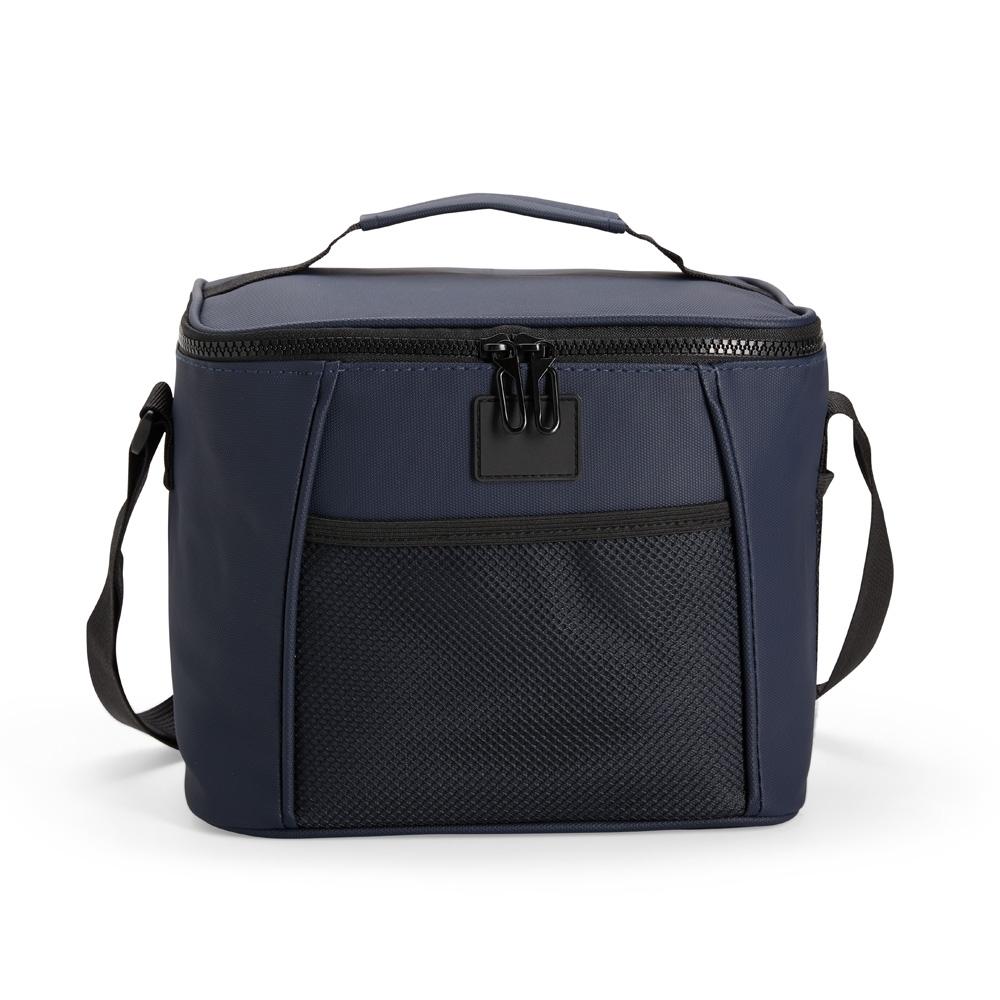 Bolsa térmica 10l VG1764 na cor Azul escuro, brinde personalizado Sky Brindes