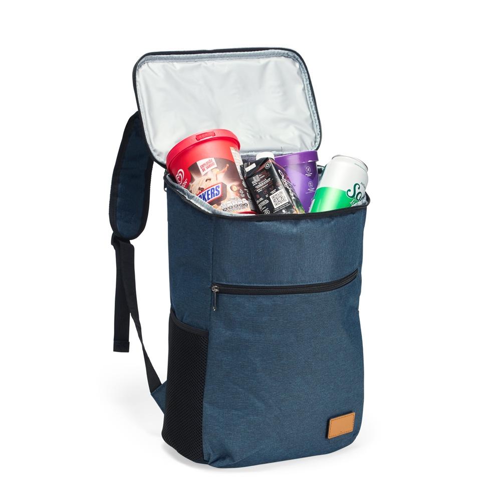 Mochila térmica 18l VG1767 na cor Azul escuro, brinde personalizado Sky Brindes