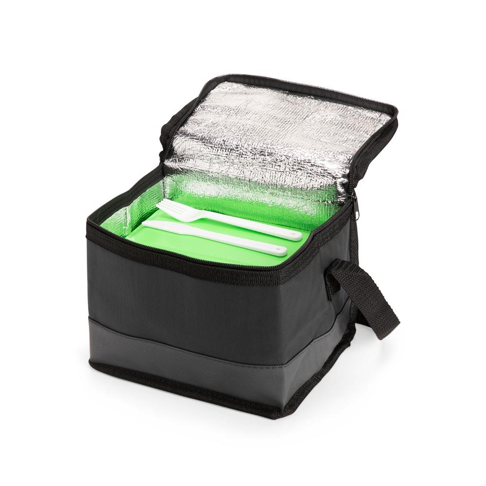 Bolsa térmica 5l VG1768 na cor Vermelho e preto, brinde personalizado Sky Brindes