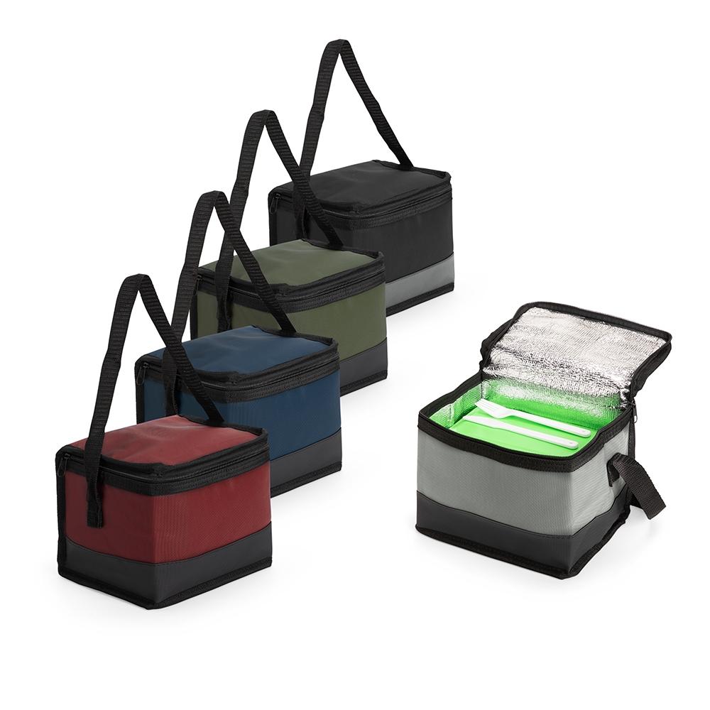 Bolsa térmica 5l VG1768 na cor Vermelho e preto, brinde personalizado Sky Brindes