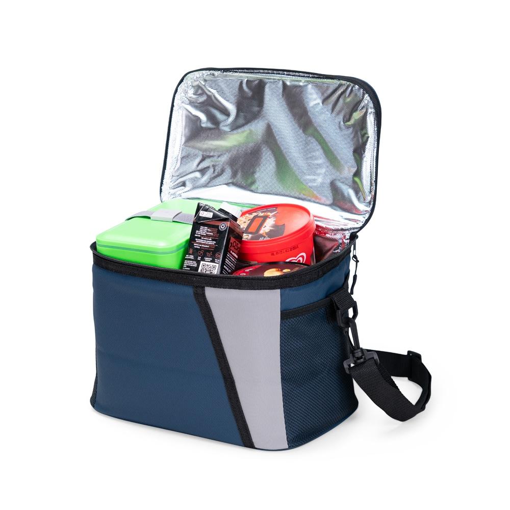Bolsa térmica 12l VG1769 na cor Preto, brinde personalizado Sky Brindes