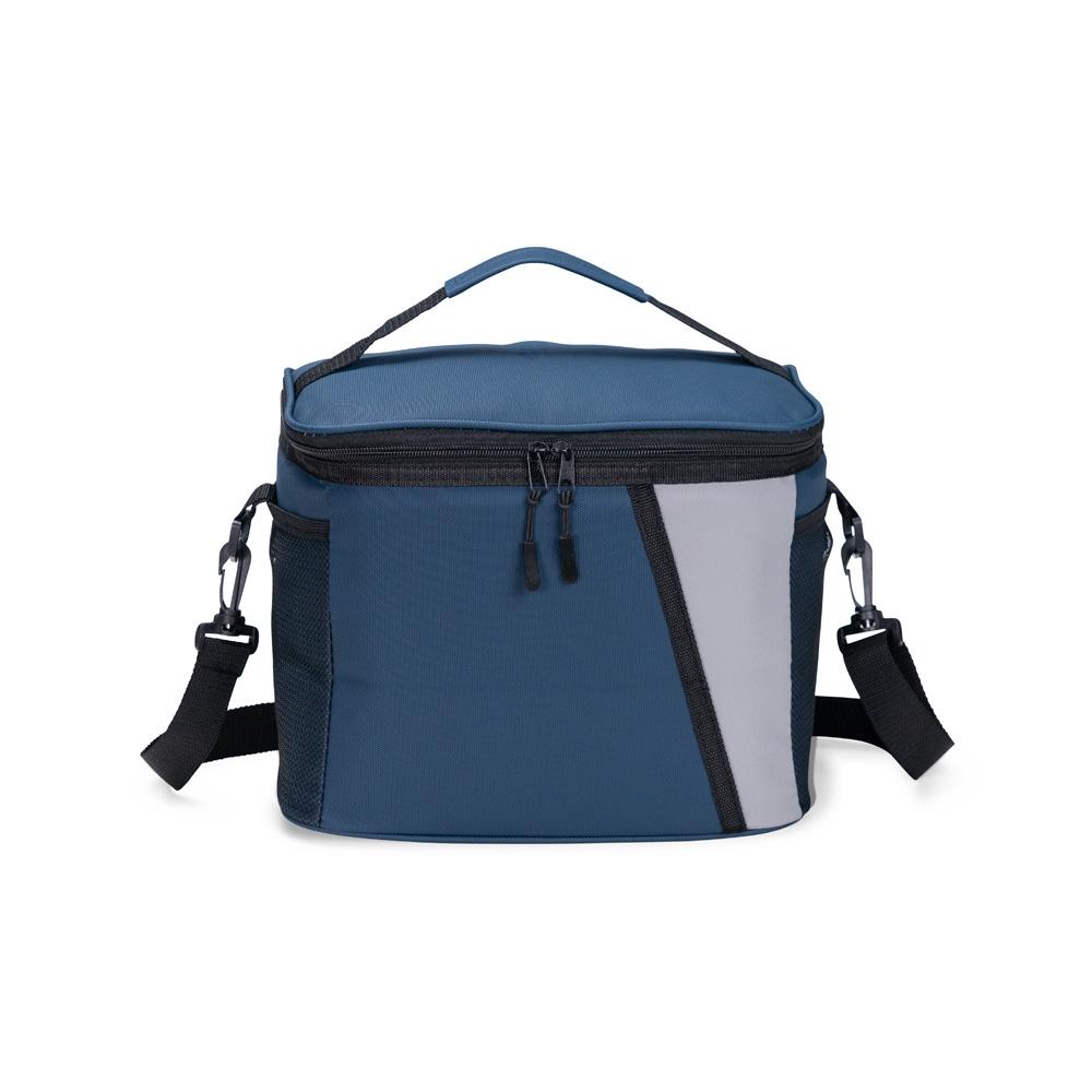 Bolsa térmica 12l VG1769 na cor Preto, brinde personalizado Sky Brindes