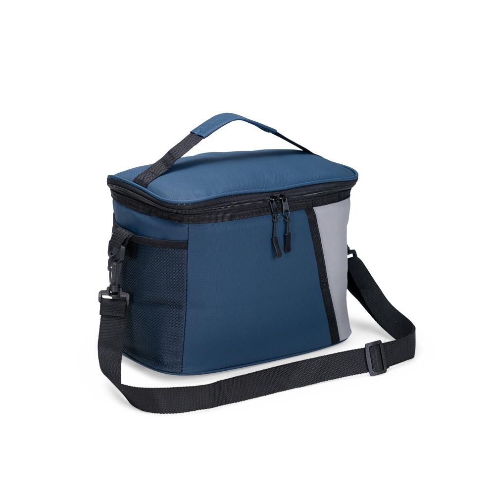 Bolsa térmica 12l VG1769 na cor Preto, brinde personalizado Sky Brindes