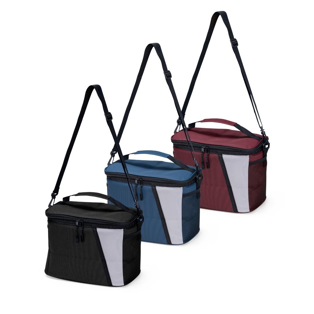 Bolsa térmica 12l VG1769 na cor Preto, brinde personalizado Sky Brindes