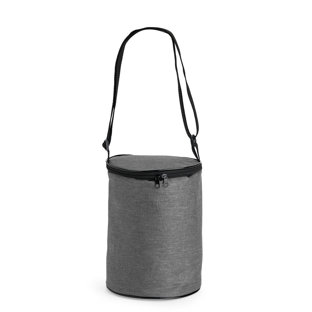Bolsa térmica 6l VG1772 na cor Cinza, brinde personalizado Sky Brindes