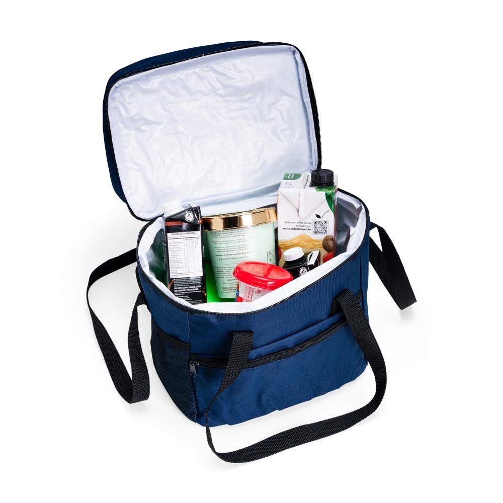 Bolsa térmica dupla 14l VG1773 na cor Preto, brinde personalizado Sky Brindes