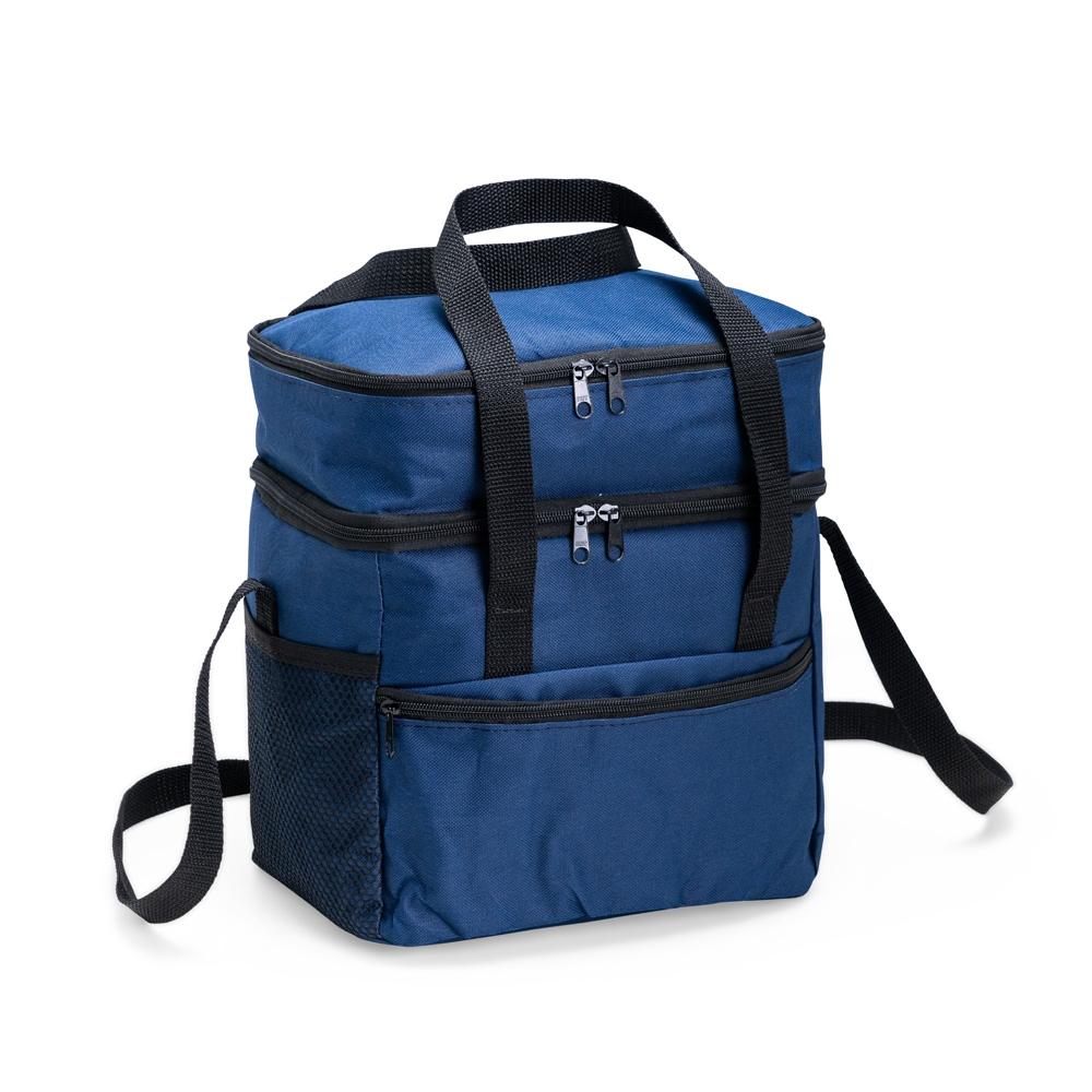 Bolsa térmica dupla 14l VG1773 na cor Preto, brinde personalizado Sky Brindes
