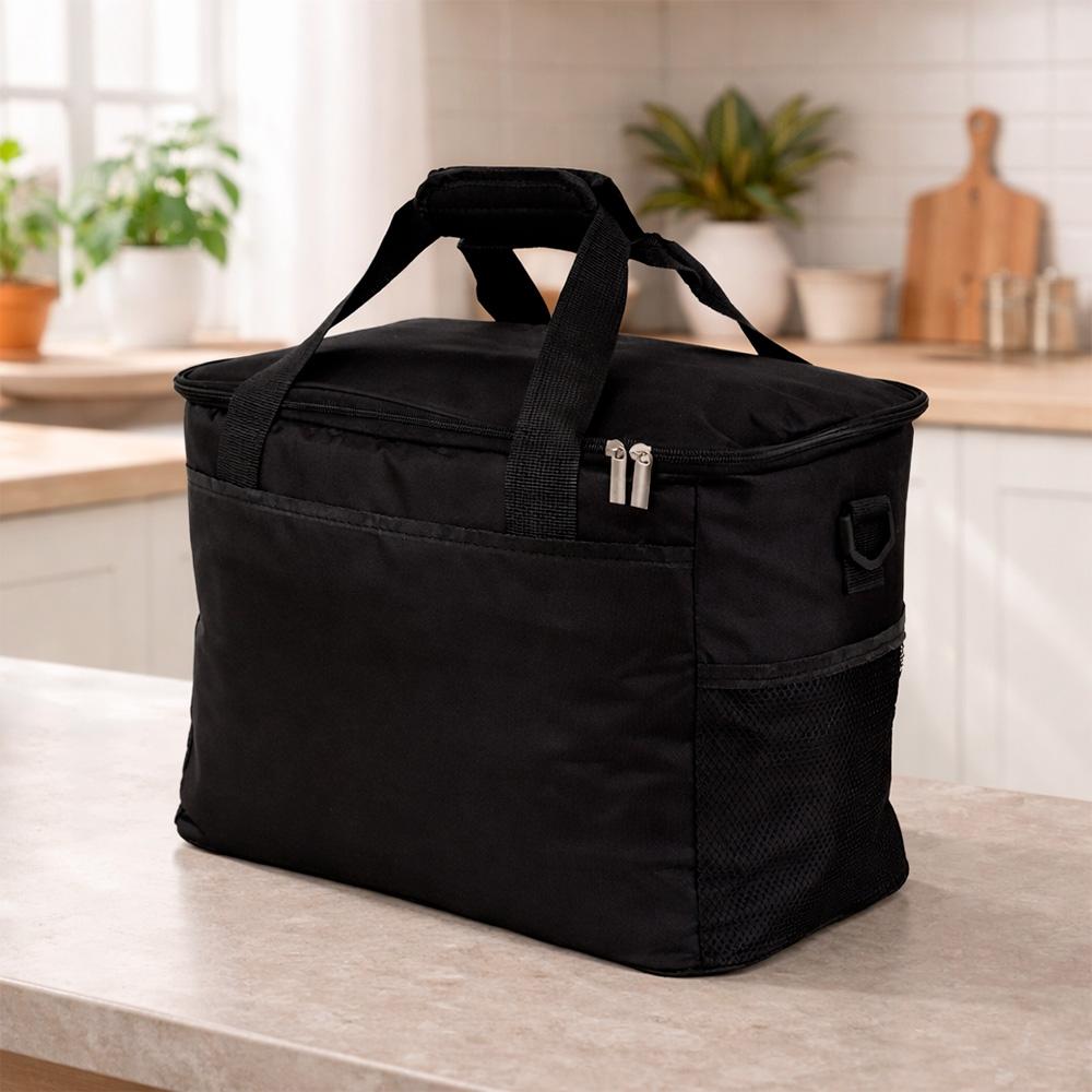 Bolsa térmica 25l VG1775 na cor Cinza, brinde personalizado Sky Brindes