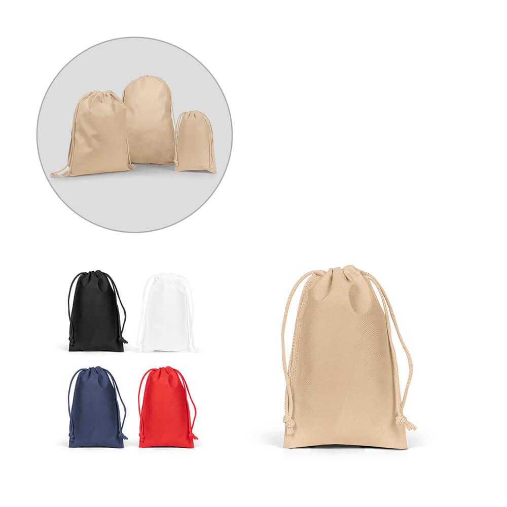 Sacola pequena em non-woven (60 gm²) termo-selada