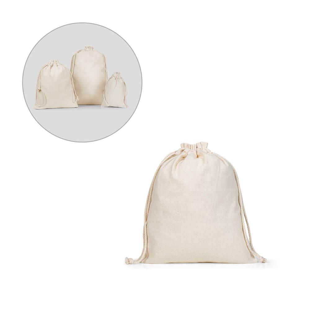 Sacola média 100% algodão (120 gm²)