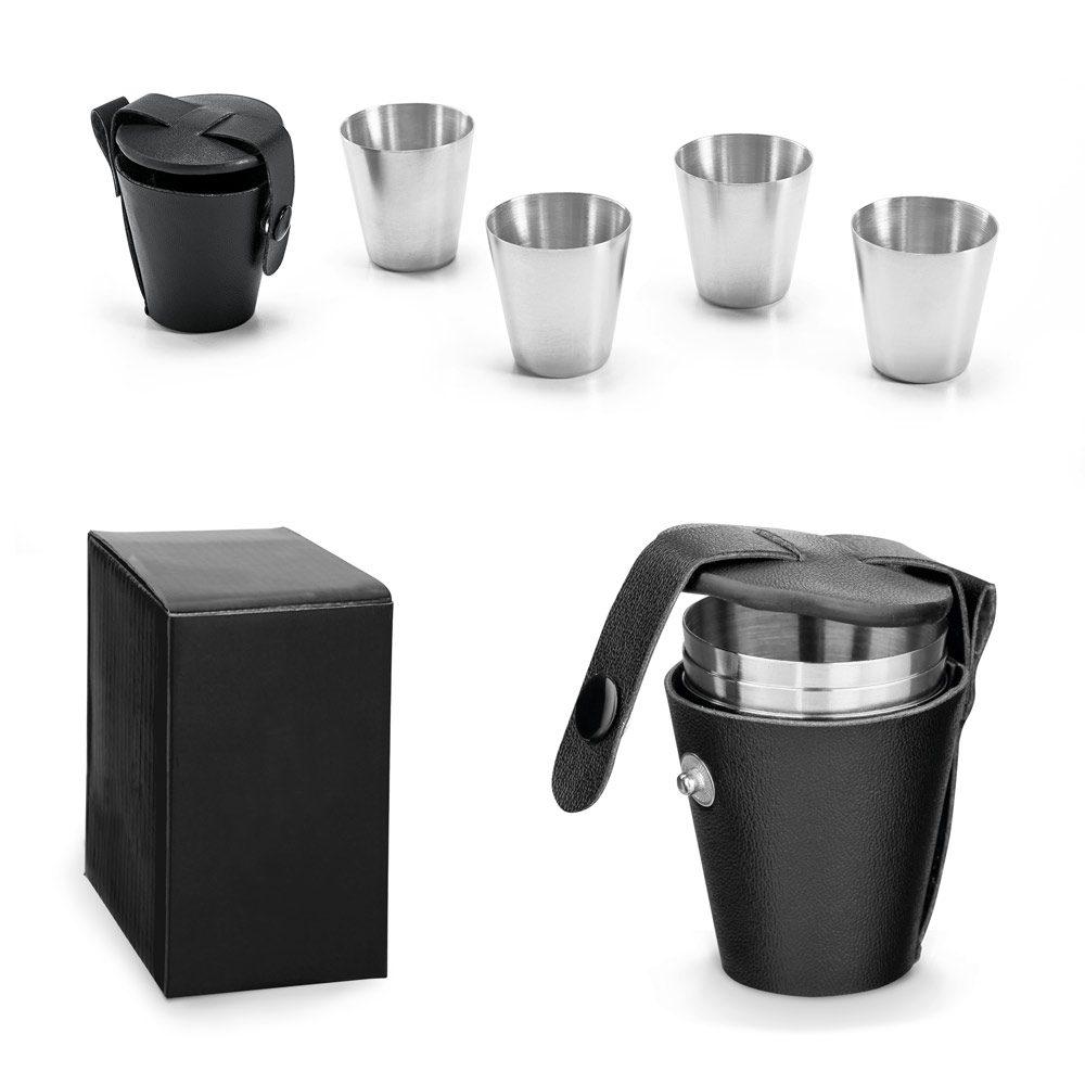 Conjuntos copos inox 25ml