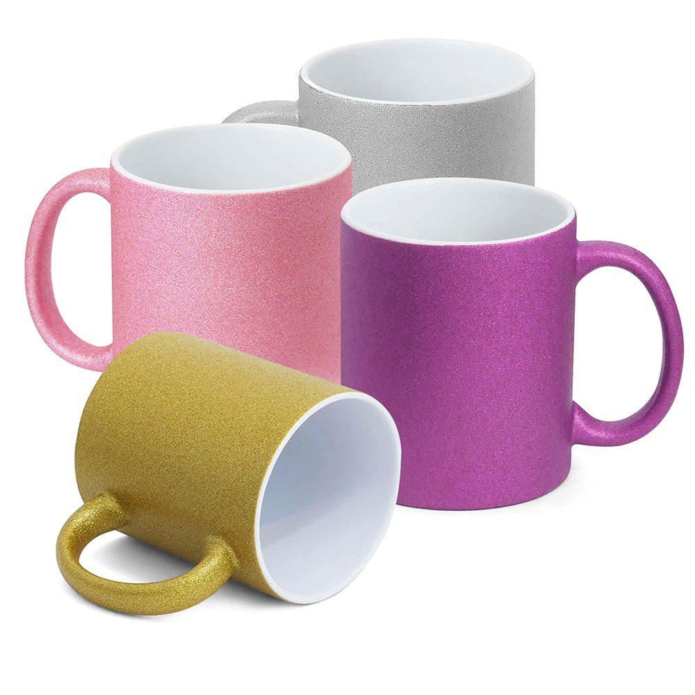 Caneca com glitter 340ml