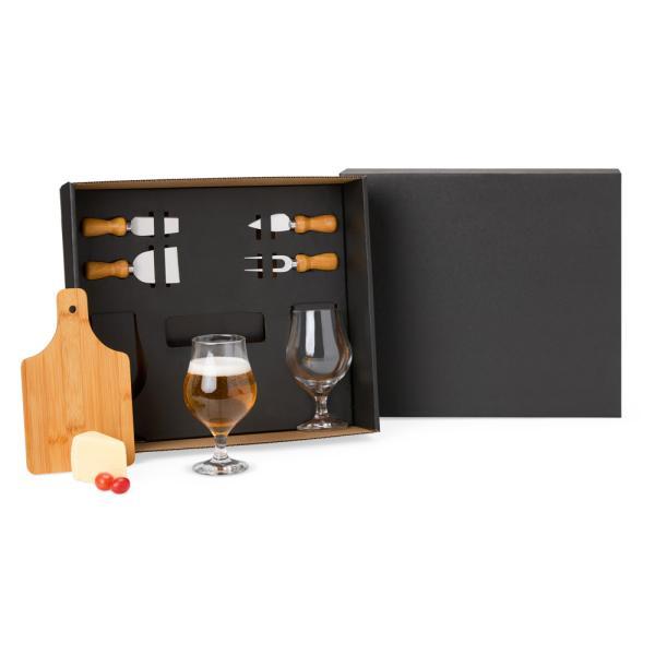 Conjunto para queijo cerveja - 7 pçs