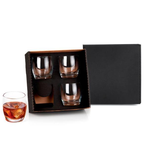Jogo de copos vidro p drink 330 ml - 4 pçs
