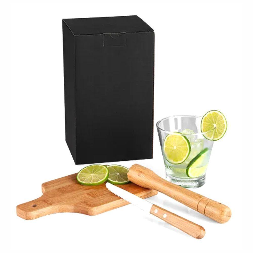 Kit Caipirinha Em Bambu Ibiza