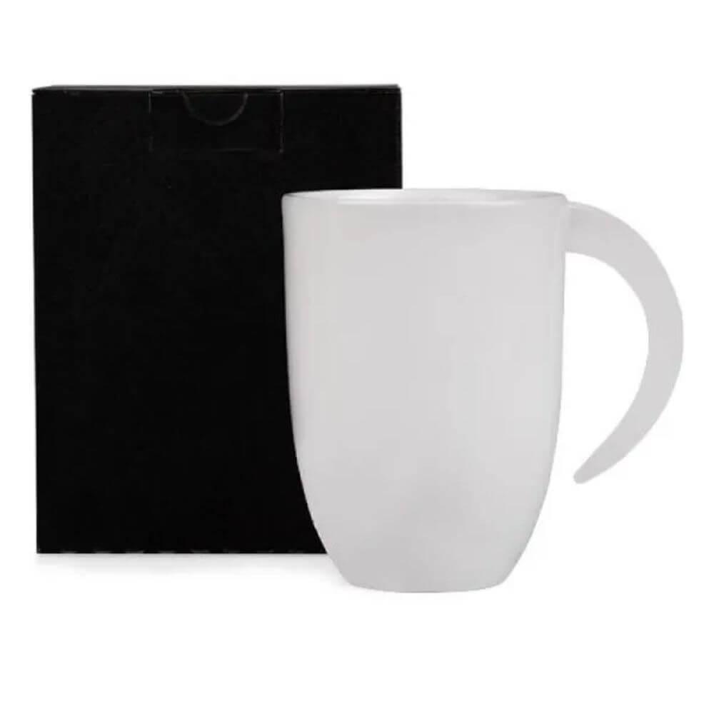 Caneca Em Cerâmica Branca - 350Ml
