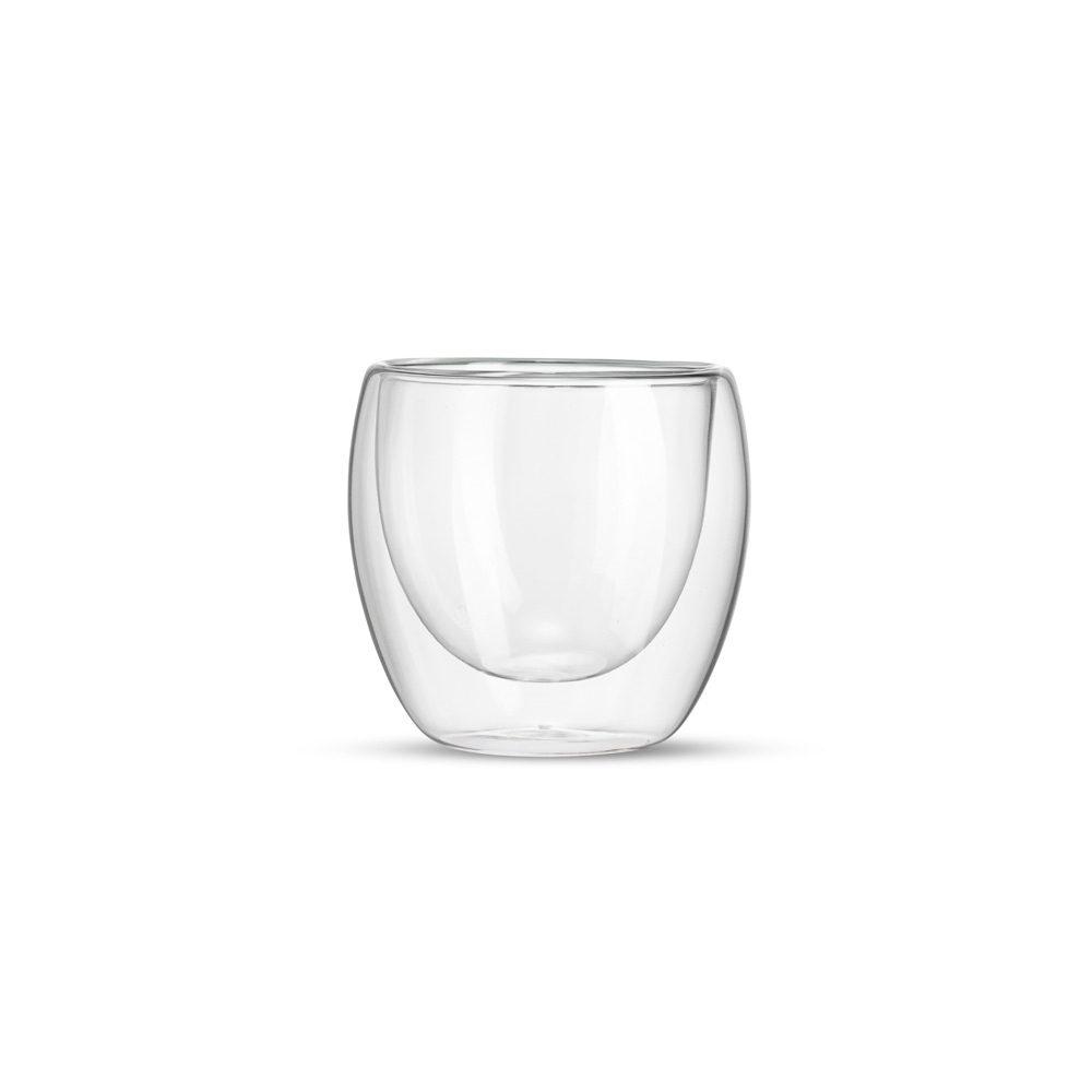 Copo Vidro Parede Dupla 160ml