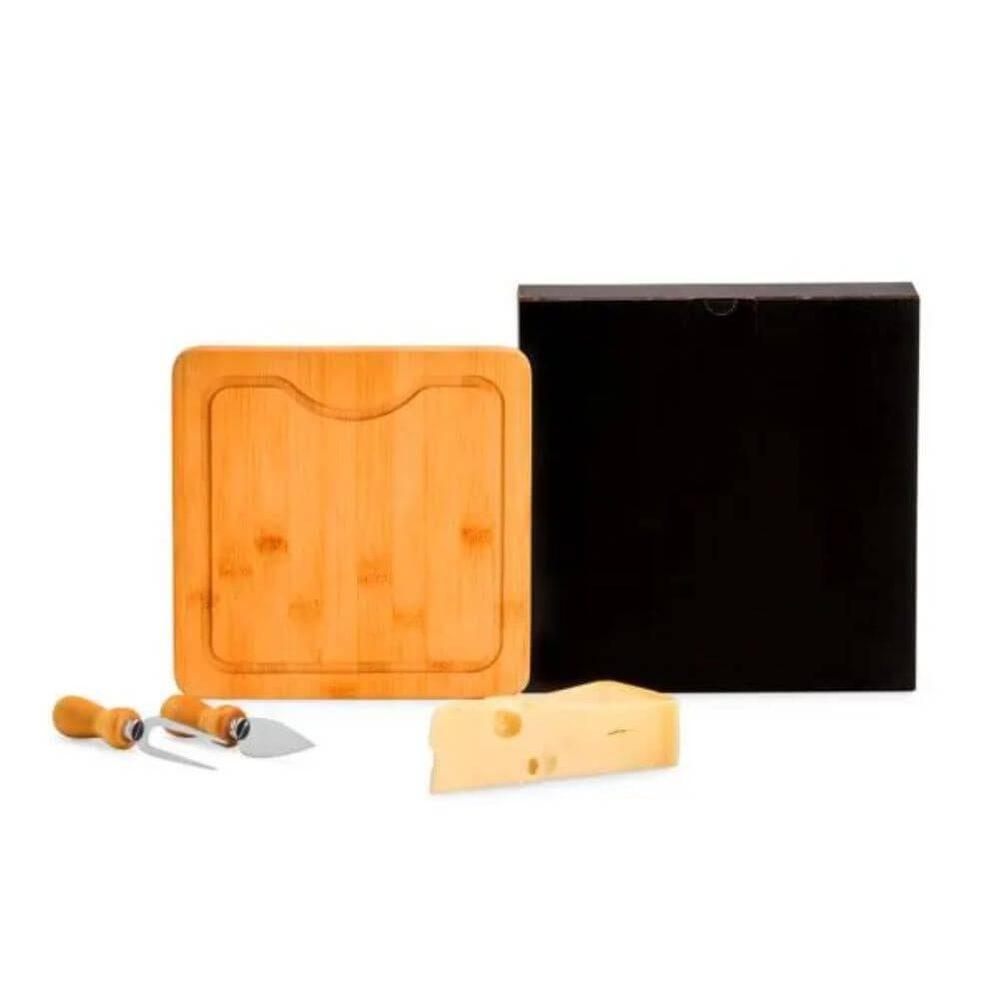 Kit Queijo em Bambu 3 Peças