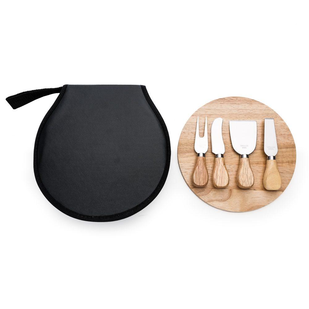 Kit queijo c 5 peças bolsa c ziper