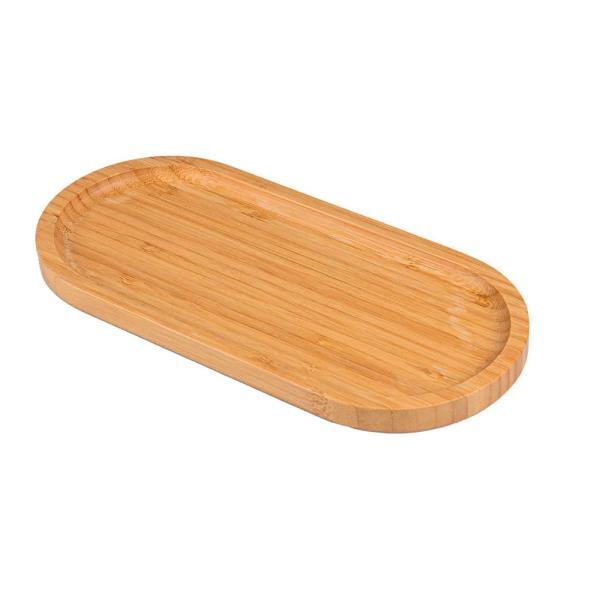 Bandeja em bambu para servir - 26x12x1,7cm