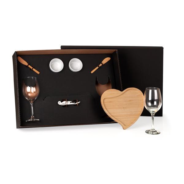 Kit petisco e vinho - 8 pçs