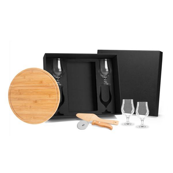 Kit pizza e cerveja - 7 pçs - 35 cm