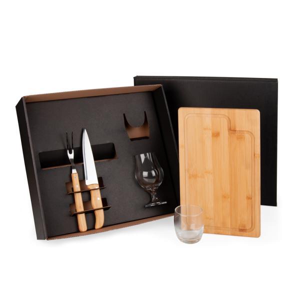 Kit churrasco cerveja whisky - 5 pçs