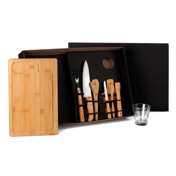 Kit para churrasco e caipirinha - 9 pçs