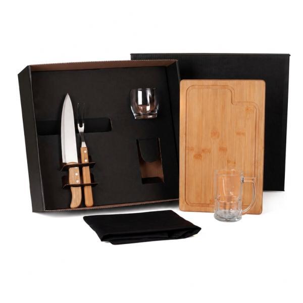 Kit churrasco cerveja whisky - 6 pçs