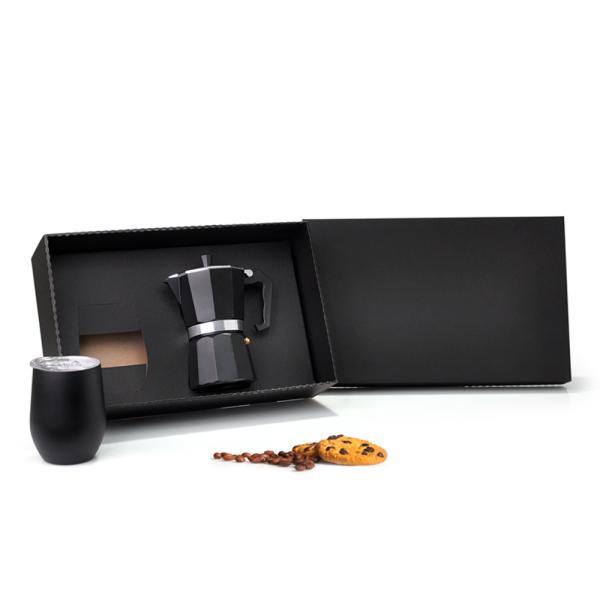 Kit para café com cafeteira italiana - 2 pçs