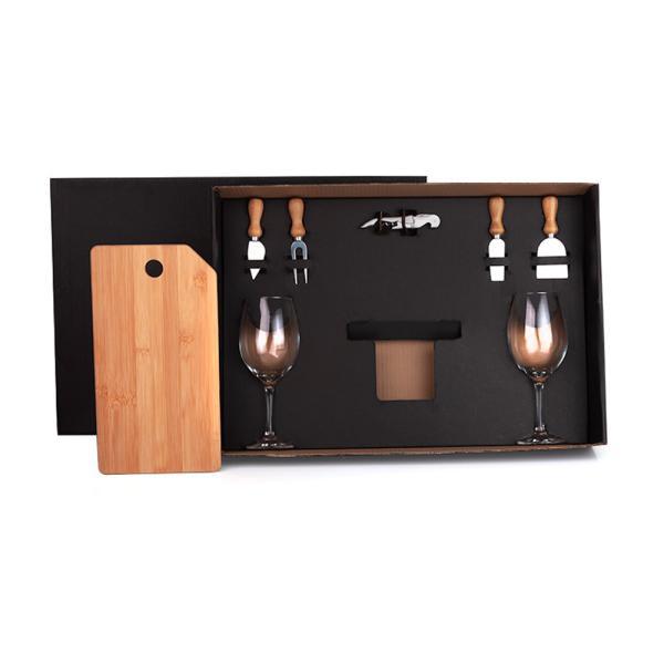 Kit queijo e vinho - 8 pçs
