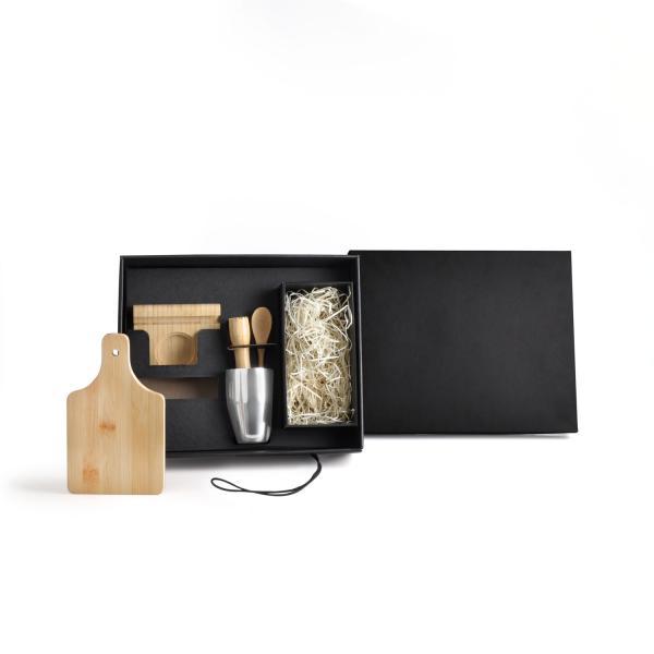 Kit para caipirinha em bambu - 6 pçs