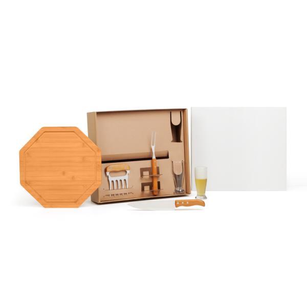 Kit para churrasco cerveja - 6 pçs