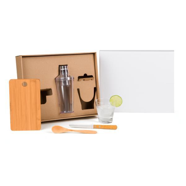 Kit para caipirinha com coqueteleira - 5 pçs