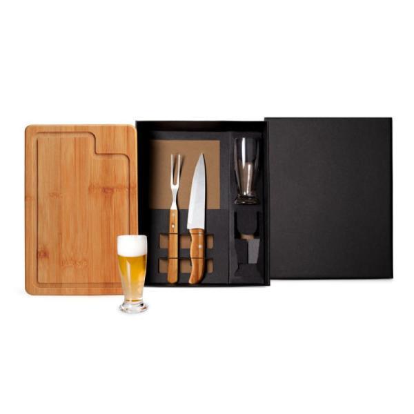Kit para churrasco com copos - 5 pçs