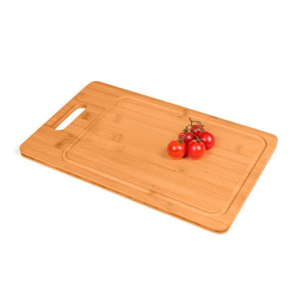 Tabua em bambu retangular - 37x22x1,2 cm