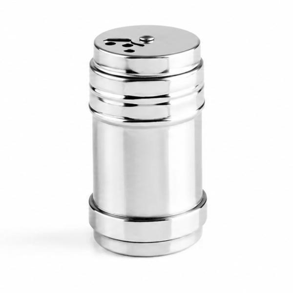 Pote para condimento em aço inox - 8x4cm
