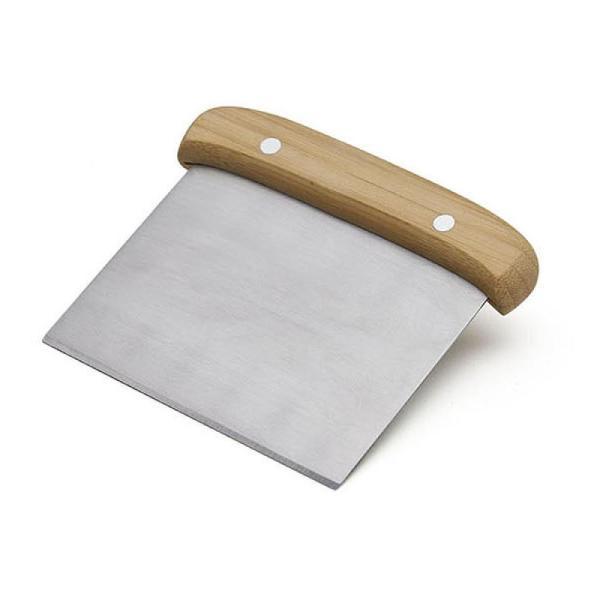 Espátula multiuso em bambu inox - 13,5x11,5cm