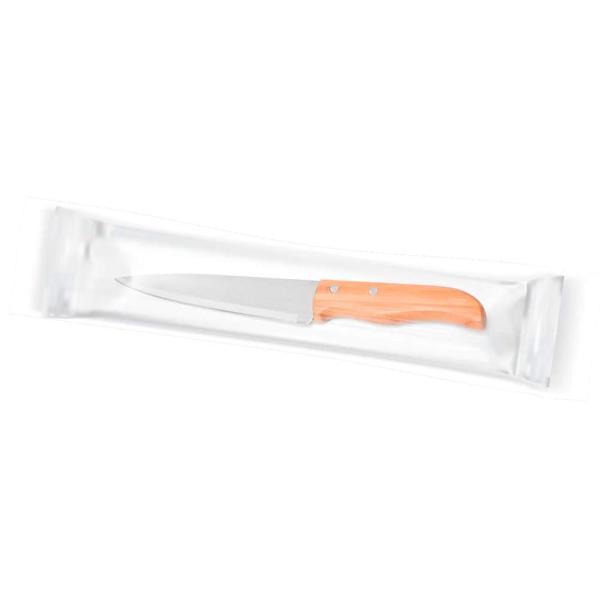 Faca para cozinha inox bambu - 7"