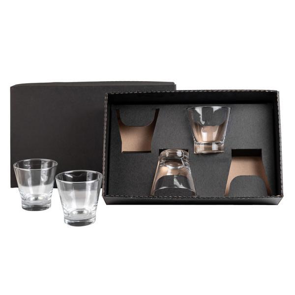 Jogo de copos de vidro p caipirinha drink - 350 ml - 4 pçs