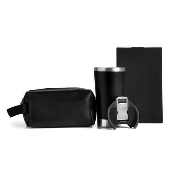 Kit necessaire e copo térmico - 2 pçs